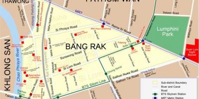 Térkép bangkok piros lámpás negyed