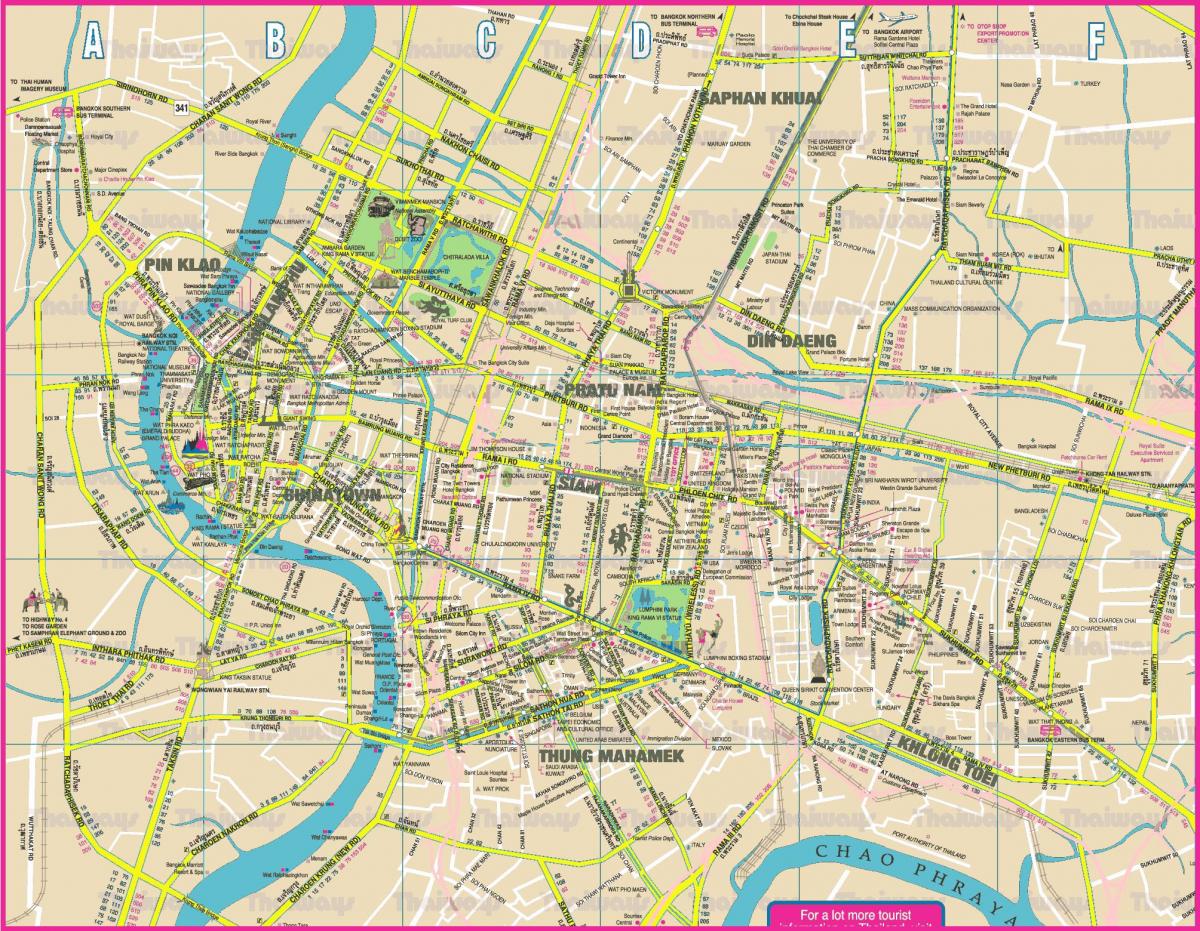 város, bangkok térkép