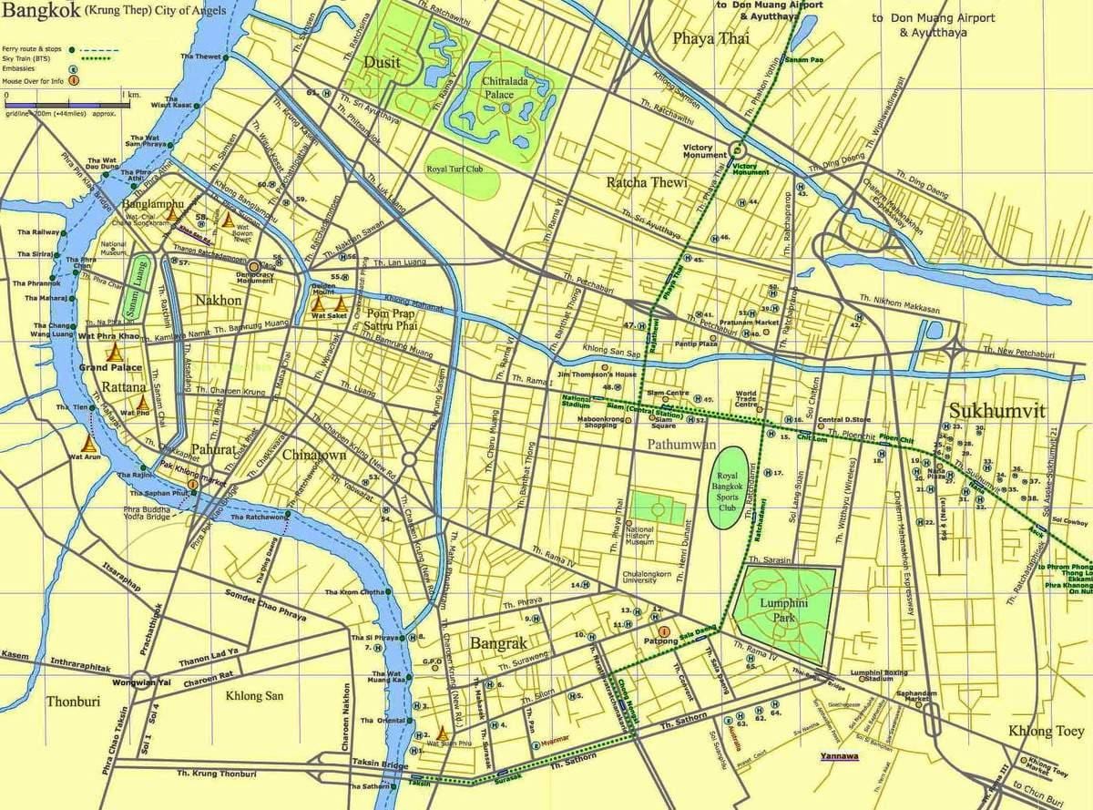 térkép bangkok út