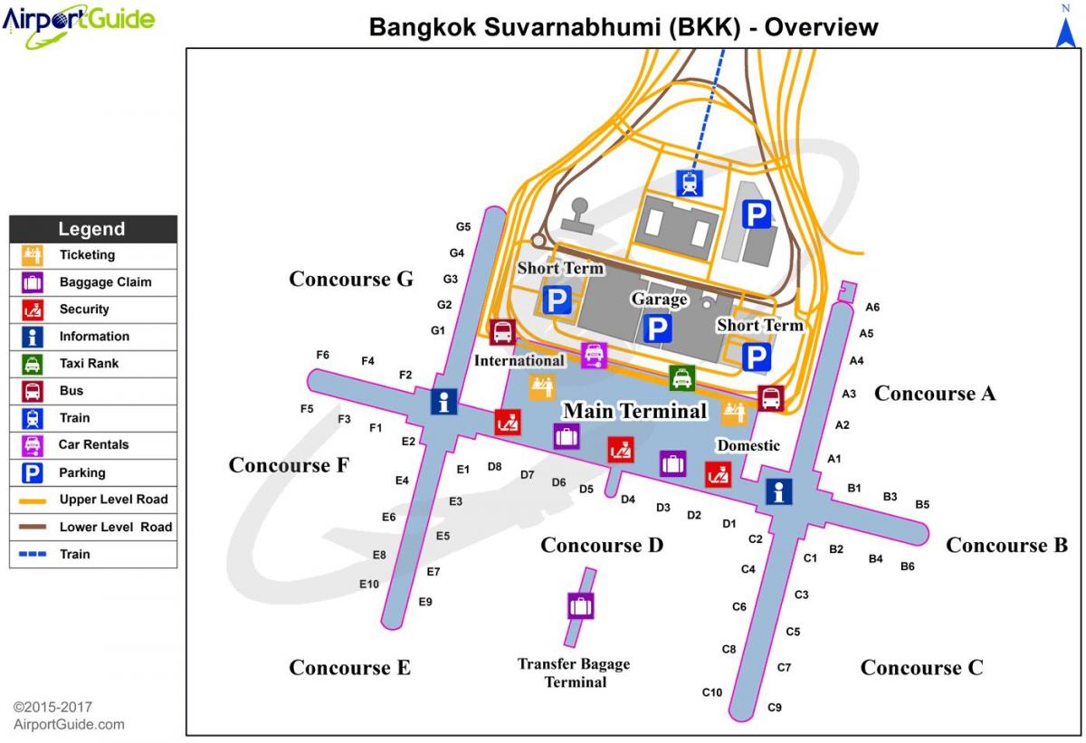 bkk repülőtér térkép