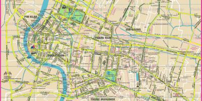 Város, bangkok térkép