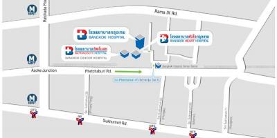 Térkép bangkok kórház