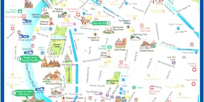 Bangkok útikönyv térkép