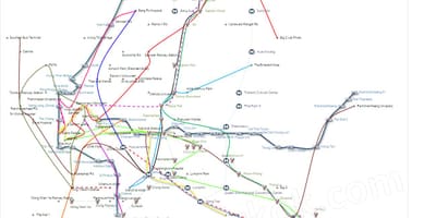 Busz útvonal térkép bangkok