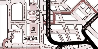 Térkép bangkok-marriott