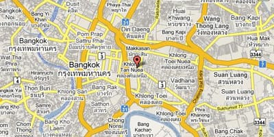 Térkép sukhumvit bangkok területén